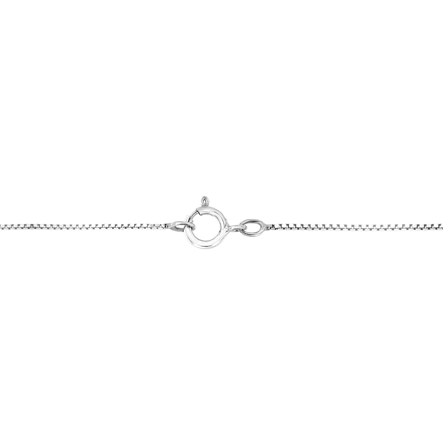 14K White Gold 3 Prong Set Heart Shaped Solitaire Diamond 18" Pendant Necklace