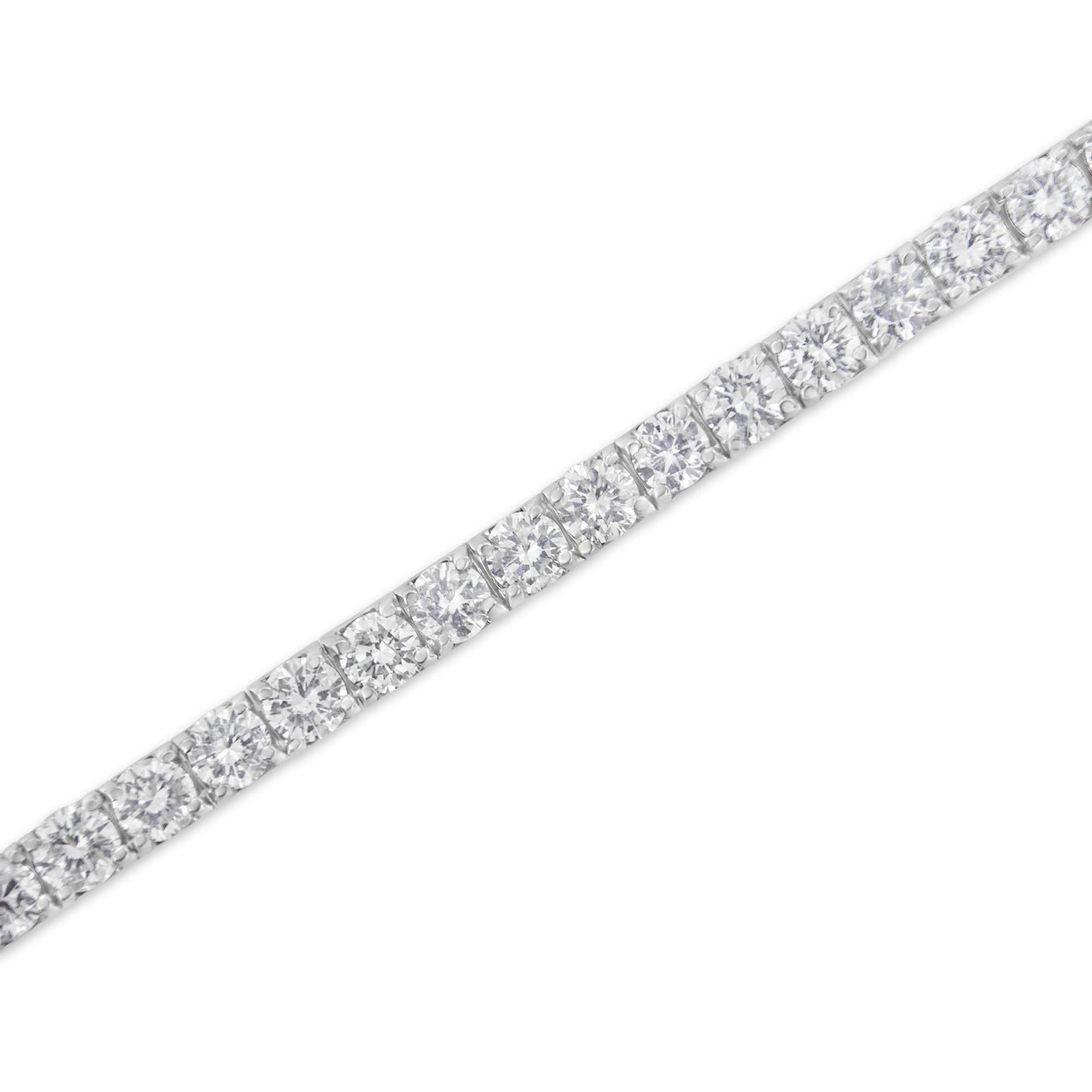 14K White Gold 7” Tennis Bracelet