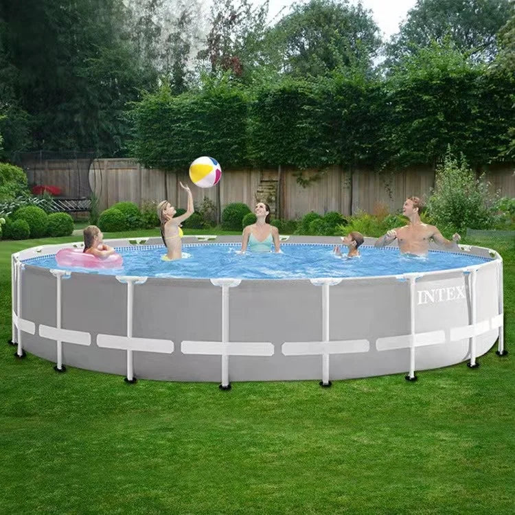 3.7M Prism Frame Premium Pool Set 12FT*30IN PVC Swimming Pools