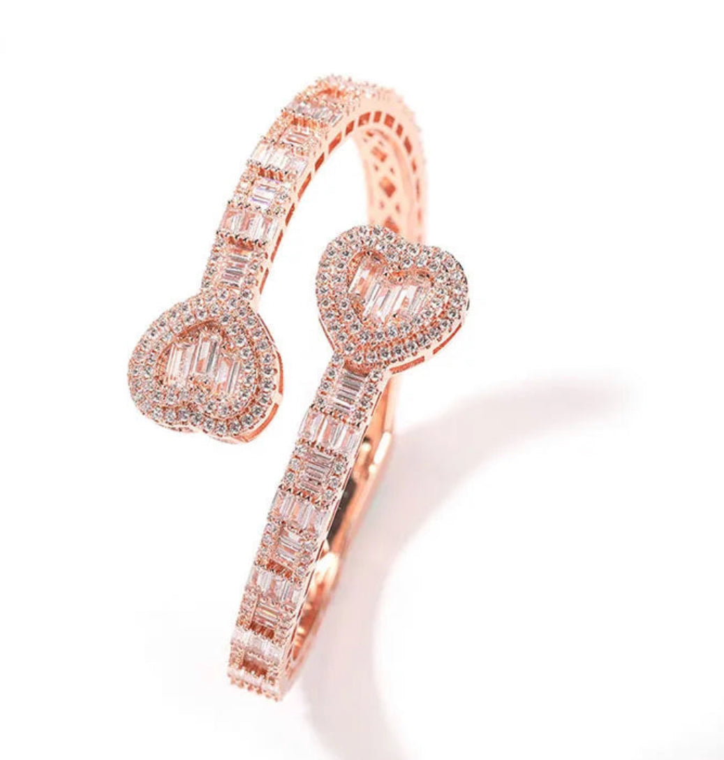 14K Heart Bracelet