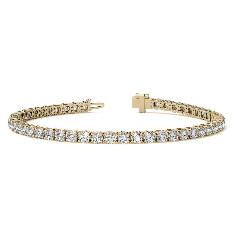 14kt Gold Tennis Bracelet with Lab Grown Diamonds (G/Vs)