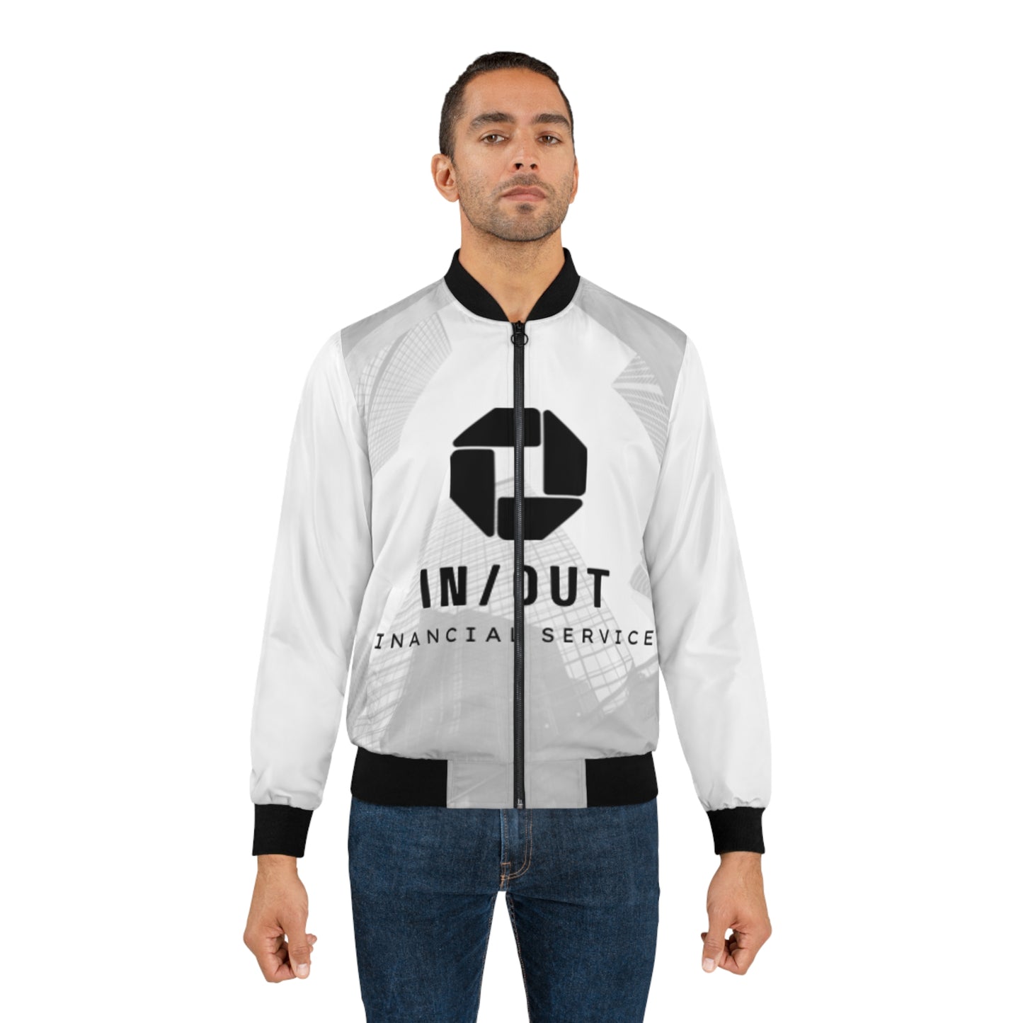 Stylish Men's Bomber Jacket with Modern Design - Ideal for Professionals