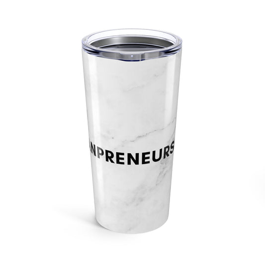 Marble Tumbler 20oz - Inspirational Drinkware for Entrepreneurs