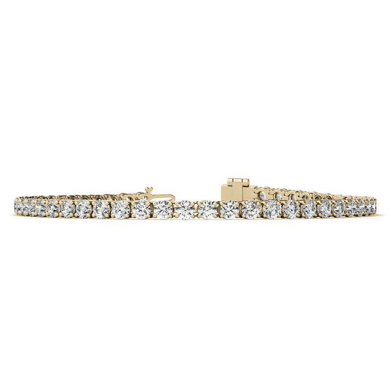 14kt Gold Tennis Bracelet with Lab Grown Diamonds (G/Vs)