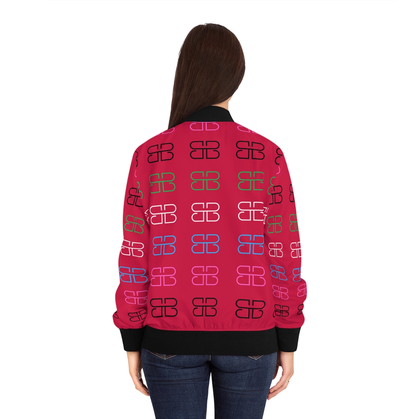 Balinvi BB Women's Bomber Jacket - Trendy Graphic Design for Everyday Style