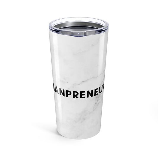 Marble Tumbler 20oz - Inspirational Drinkware for Entrepreneurs