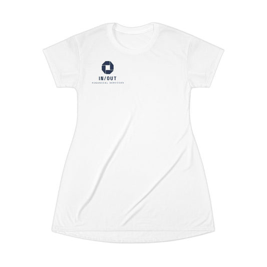 In/Out Financial Services T-Shirt Dress - Casual & Comfortable Wear