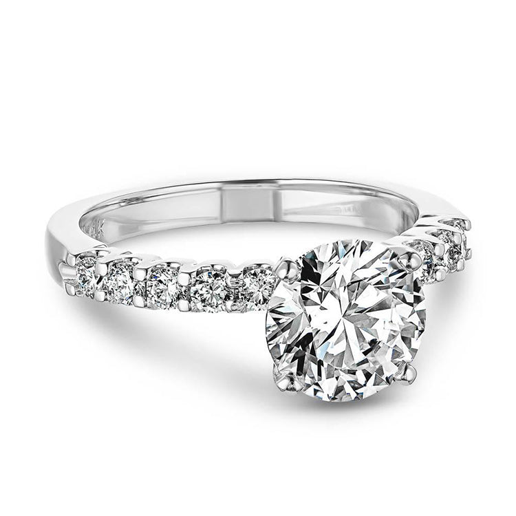 14K White Gold 1.00CT Cut Lab Grown Diamond