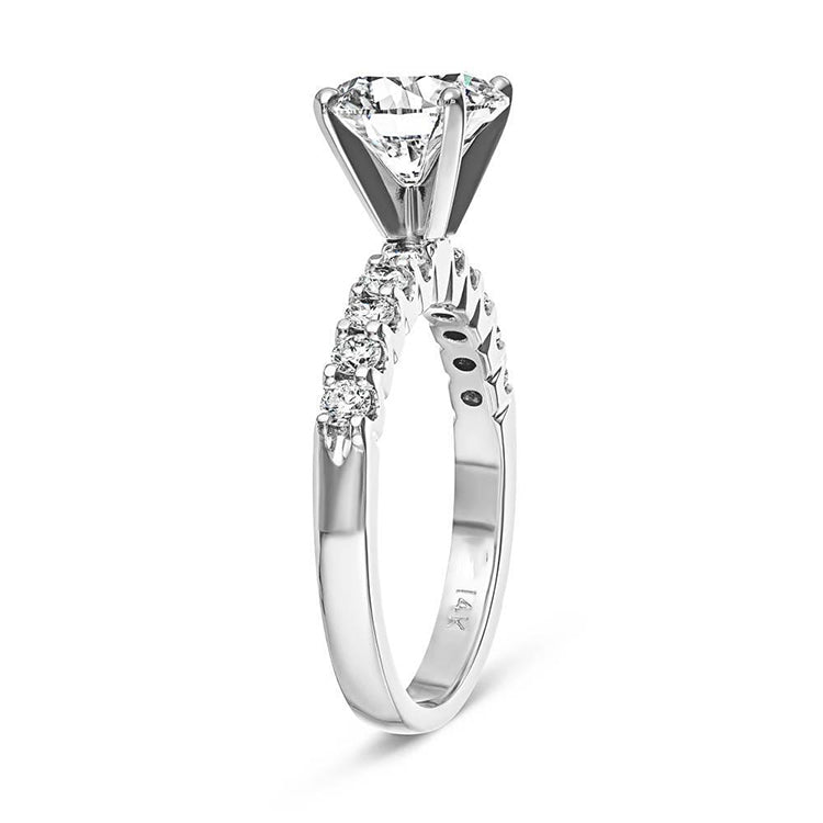 14K White Gold 1.00CT Cut Lab Grown Diamond