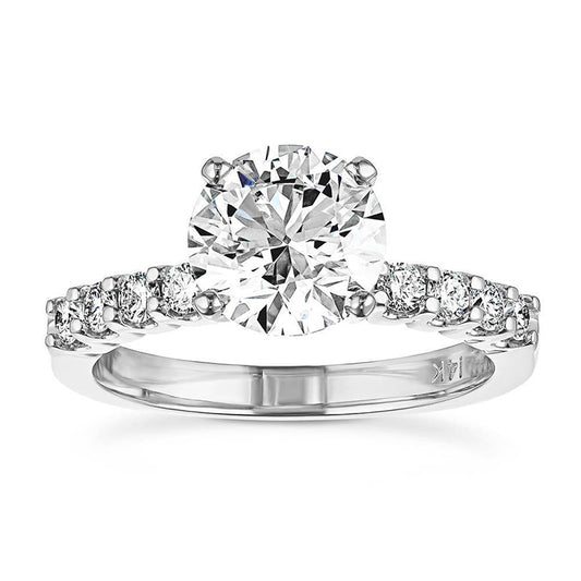 14K White Gold 1.00CT Cut Lab Grown Diamond