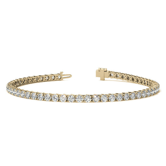 12.00 CTW Lab Grown Diamond Tennis Bracelet in 14kt Gold