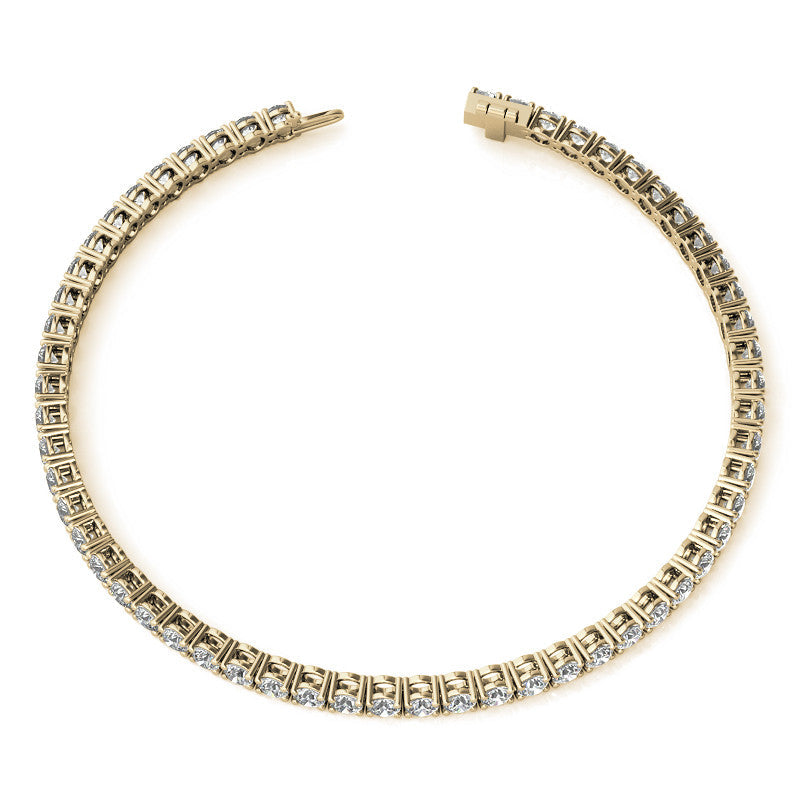 12.00 CTW Lab Grown Diamond Tennis Bracelet in 14kt Gold