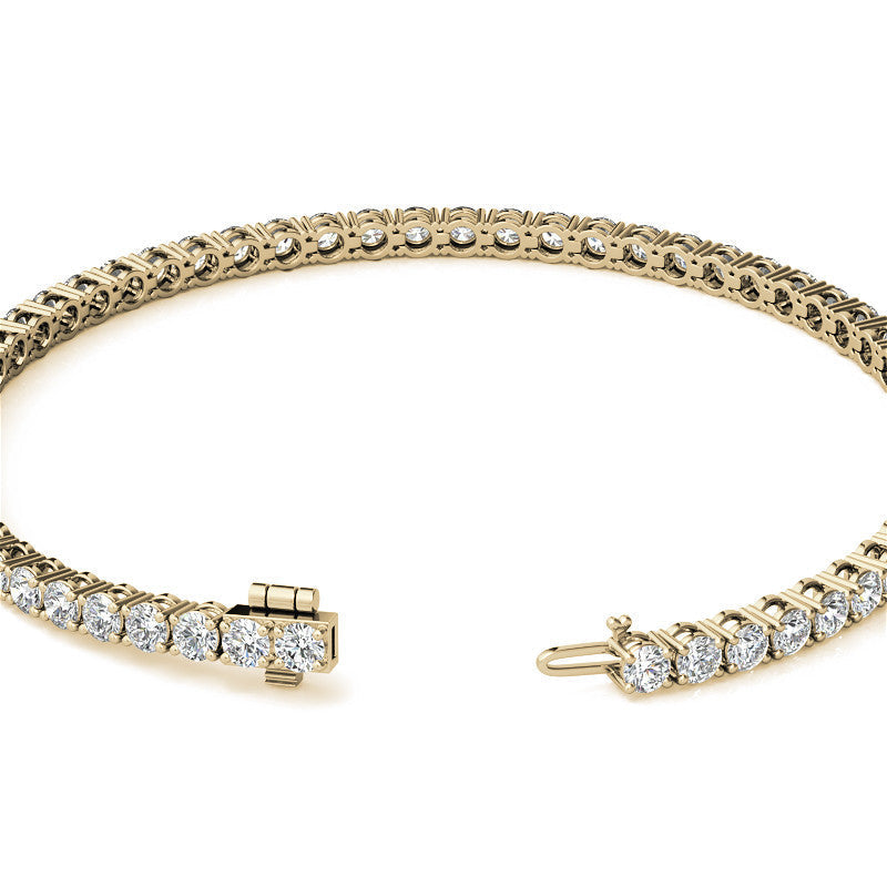 12.00 CTW Lab Grown Diamond Tennis Bracelet in 14kt Gold