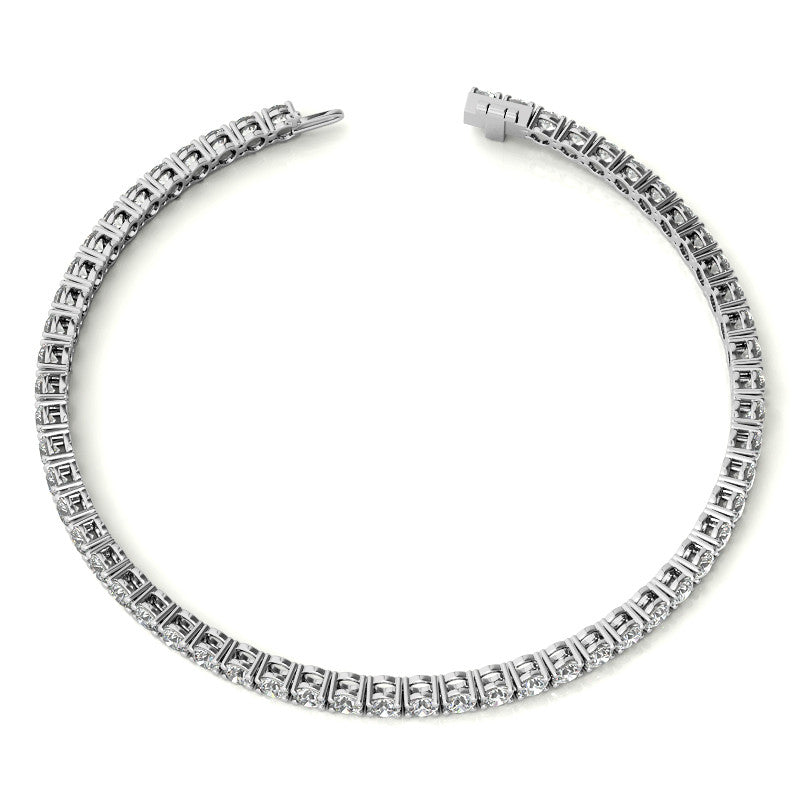 12.00 CTW Lab Grown Diamond Tennis Bracelet in 14kt Gold